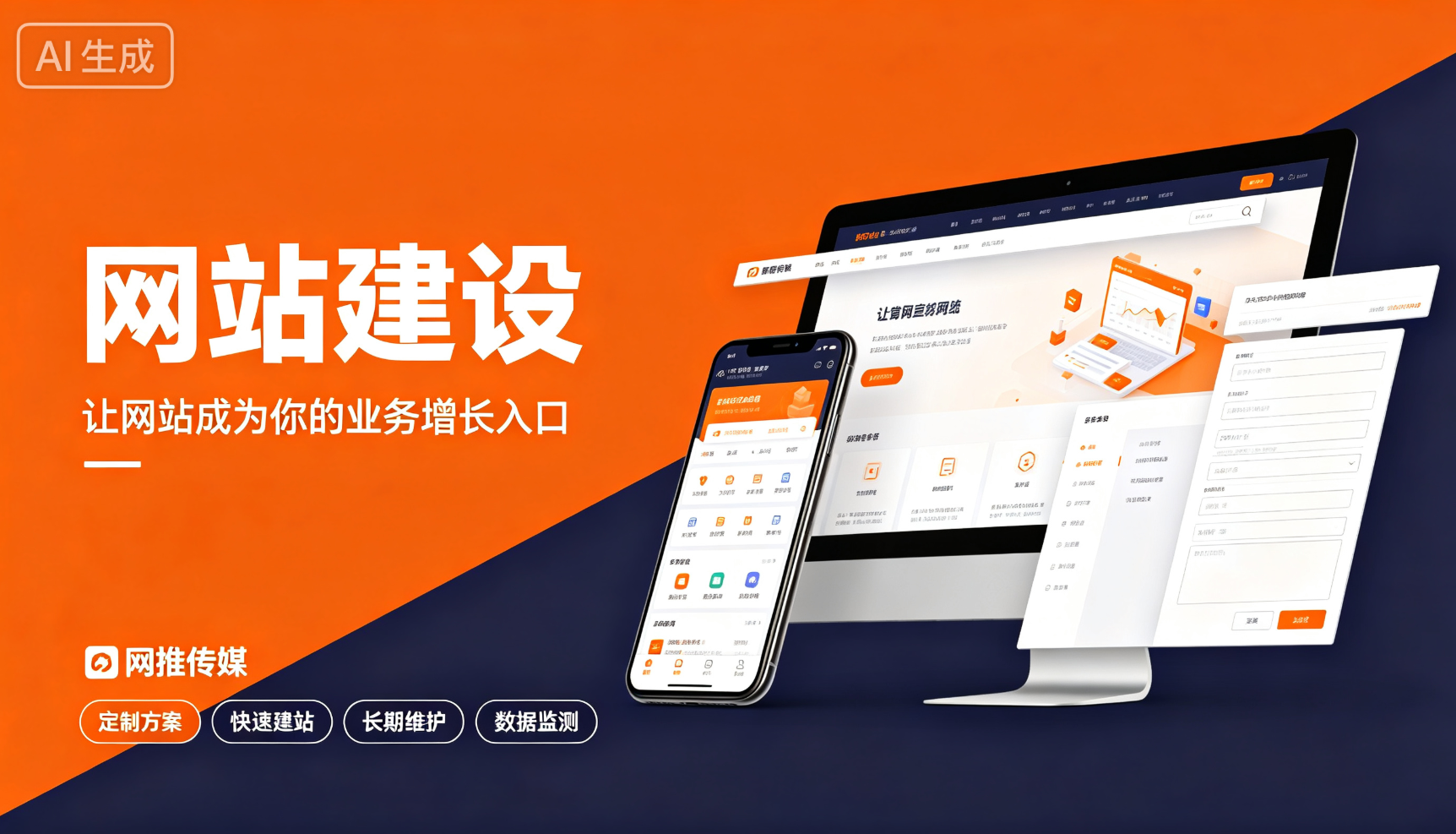 网站建设项目展示 - 现代化企业官网设计